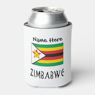 Enfriador De Latas Zimbabwe Bandera de Zimbabwe Personalizada 