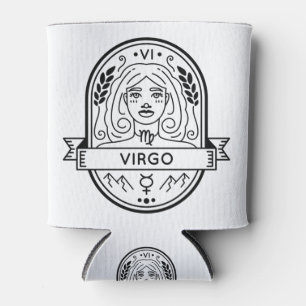 ENFRIADOR DE LATAS ZODIAC BADGE SYMBOL VIRGO STROKE