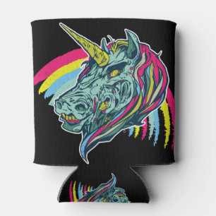 Enfriador De Latas Zombie Unicorn