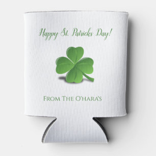 Enfriadores de lata Feliz día de San Patricio tréb