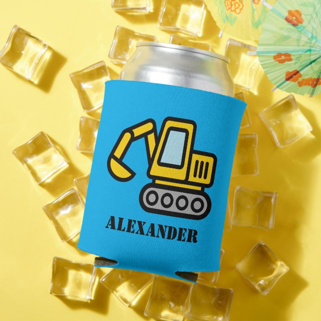 Enfriadores de latas personalizados con excavadora (Verano in situ)