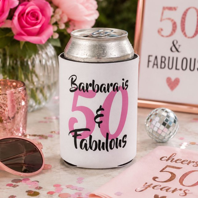 Enfriadores de latas personalizados para cumpleaño (Subido por el creador)