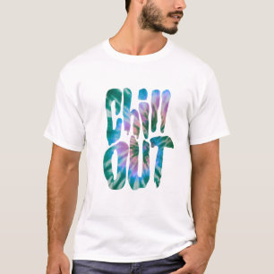 Enfríe hacia fuera - la camiseta del teñido