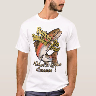 Enganchado en la camisa de la trucha