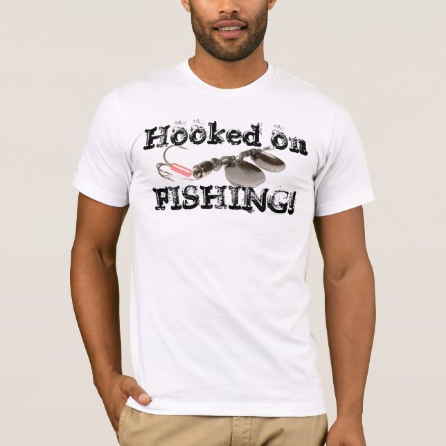 Enganchado en la camiseta de la pesca (Anverso)