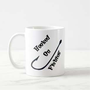 Enganchado en la pesca - taza de café de la