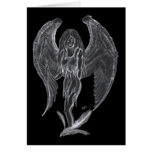 Engel Bleistiftzeichnung Diseño en blanco y negro