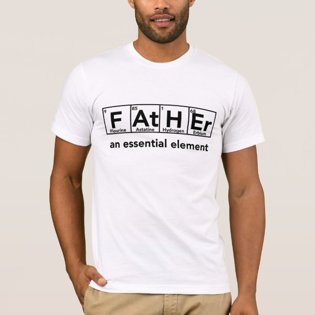 Engendre un día de padre esencial de la camiseta (Anverso)