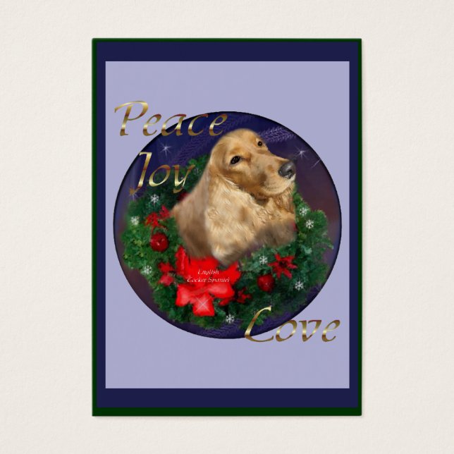 English Cocker Spaniel Christmas Gifts (Frente)