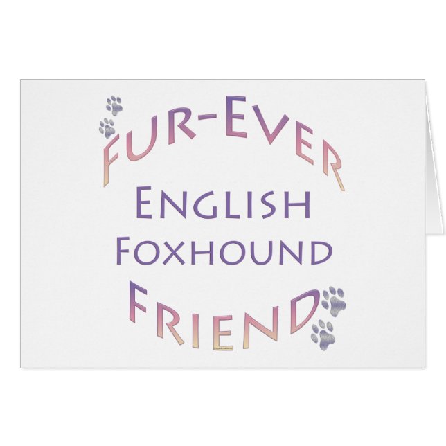 English Foxhound Furever (Anverso (Horizontal))
