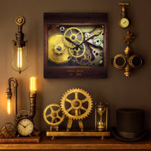 Engranajes Personalizados con Reloj de Pared de Cu