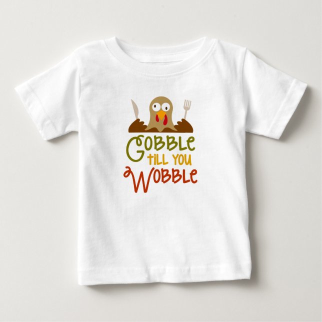 Engulla hasta que usted camiseta del niño del giro (Anverso)