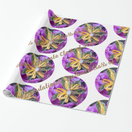 Enhorabuena el papel de envolver de regalo