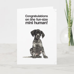 Enhorabuena en el mini ser humano (GSP) - tarjeta