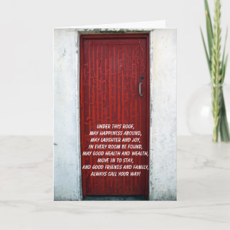 Enhorabuena en su nueva tarjeta casera