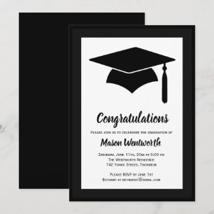 Enhorabuena Invitación a graduación