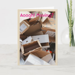 Enhorabuena móvil de las cajas en su nueva tarjeta