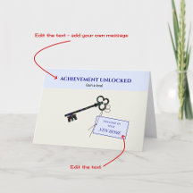 Enhorabuena Nuevo Hogar para Tarjeta editable Game