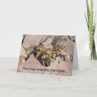 Enhorabuena que casa la tarjeta del Chipmunk