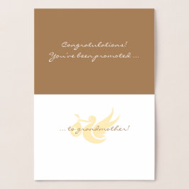 ¡Enhorabuena! Tarjeta de Relieve metalizado de la