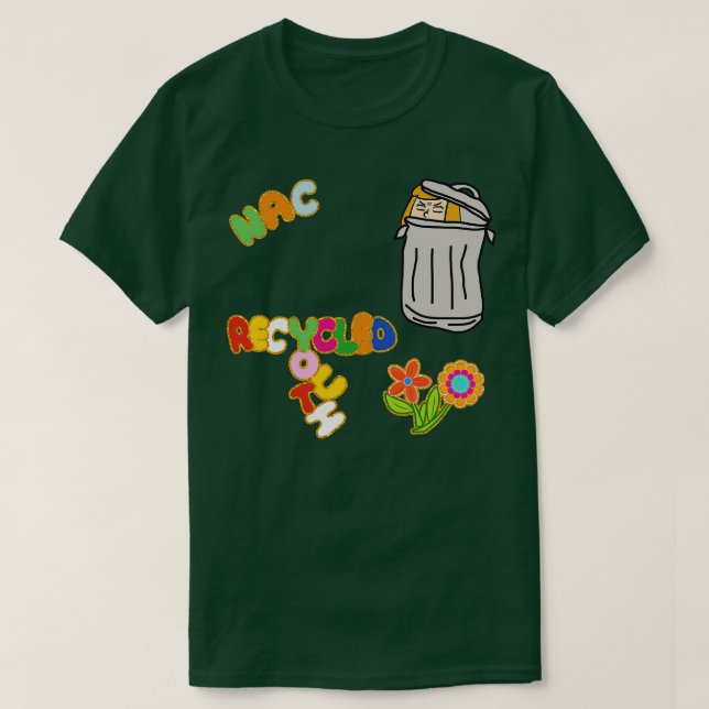 Enids Jóvenes reciclados DIY Polo (Diseño del anverso)