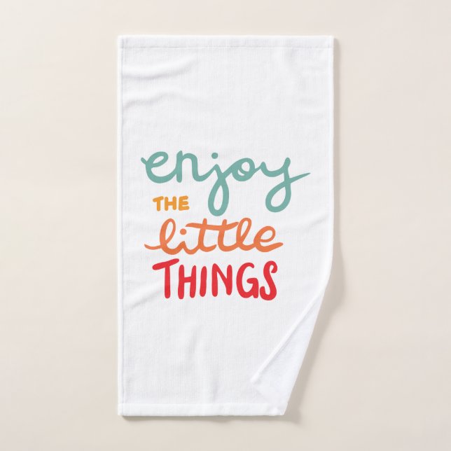 Enjoy the little things (Toalla de mano)