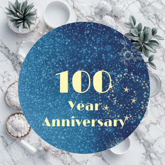Enlace y Sello de aniversario 100 años Brillante A