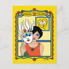Enmascarar tus sentimientos_B_ postal