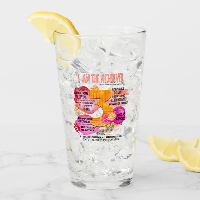 Enneagram Tipo 3 - Soy El Achiever (Anverso (hielo))