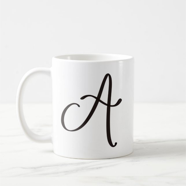 Ennegrezca la taza de "A" (Izquierda)