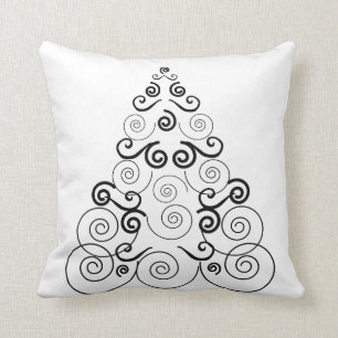 Ennegrézcase, árbol de navidad espiral, almohada