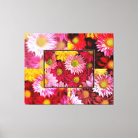 ENORME Daisies Cuadrillo Arte Vasas Acondicionadas