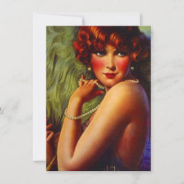 Enorme invitación a las perlas Plumes