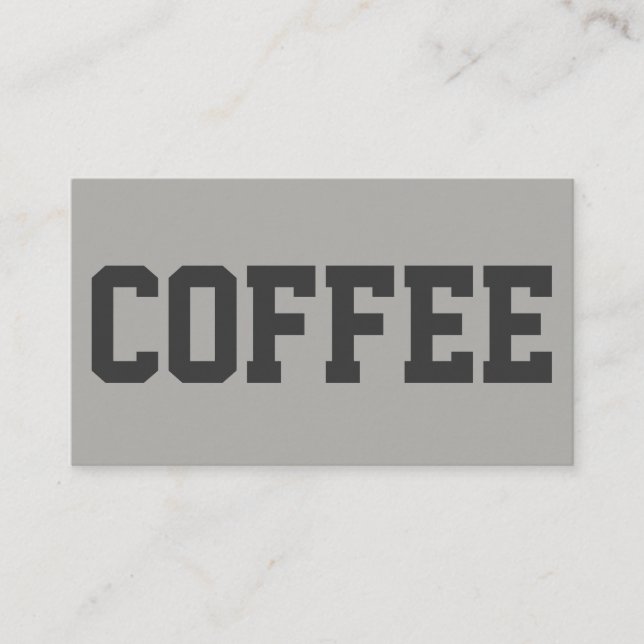 Enorme texto negro sobre la tarjeta de fidelidad d (Anverso)