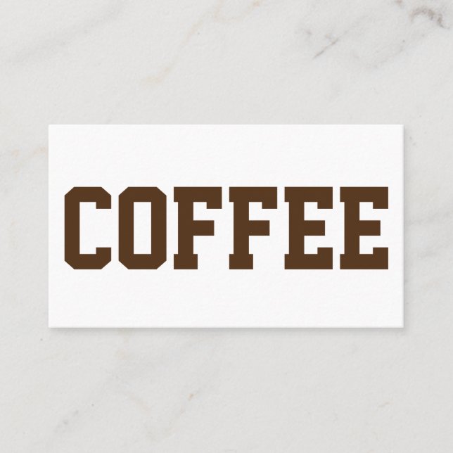 Enorme texto negro sobre la tarjeta de fidelidad d (Anverso)