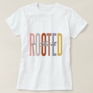 Enraizada en el diseño de camisetas Inspiradoras d