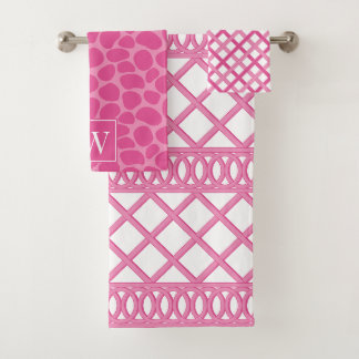 Enrejado Maximilista Rosa Caliente y Monograma Ros