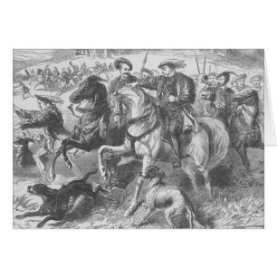 Enrique VIII en la caza real en el bosque de