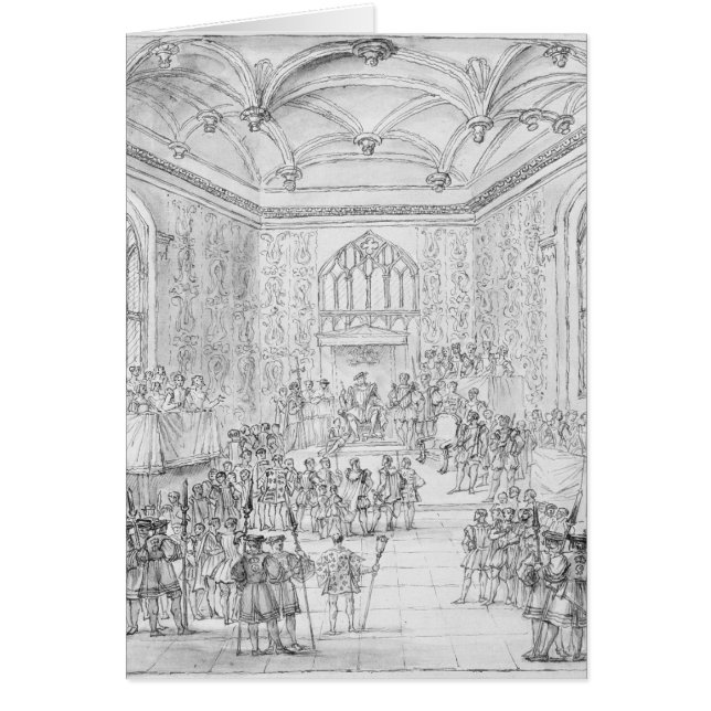 Enrique VIII que recibe Montmorency (Frente)