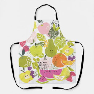 Ensalada de frutas; delantal de colza de frutas de