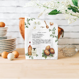 Ensalada de Papas   Recetas Toallas de Té Antiguas