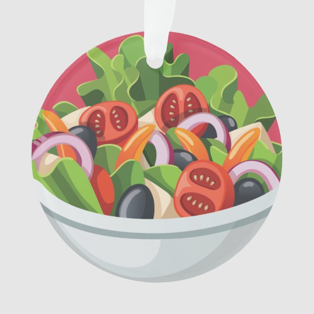 Ensalada - Ornamento para mamá / restaurante - SRF (Anverso)