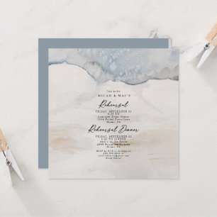 Ensayo artístico de lienzo Invitación cuadrada