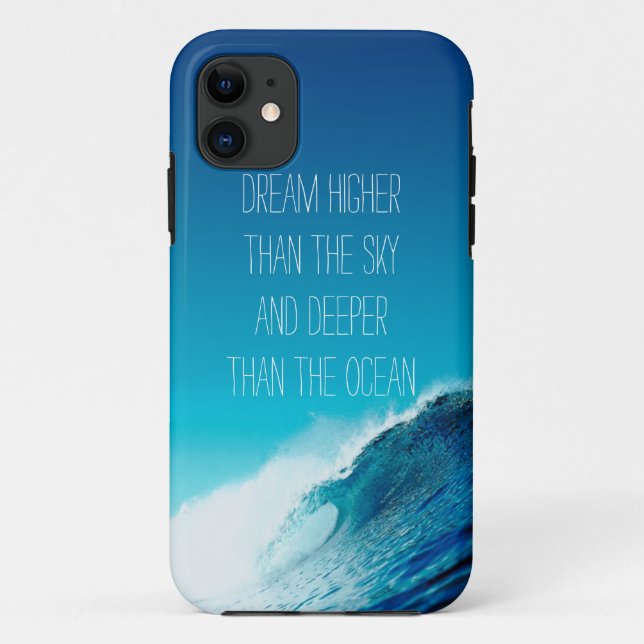 Ensayo cita ondas oceánicas de iPhone 5 funda (Reverso)