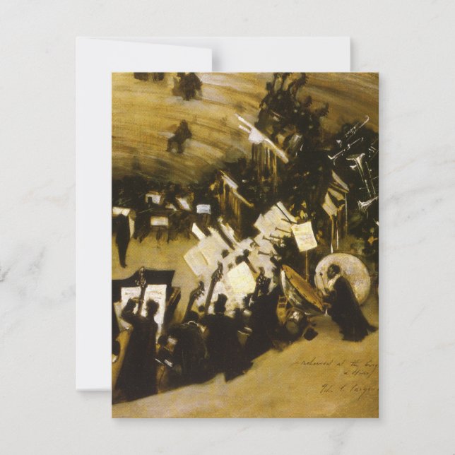 Ensayo de la Orquesta de Pasdeloup por JS Sargent (Anverso)