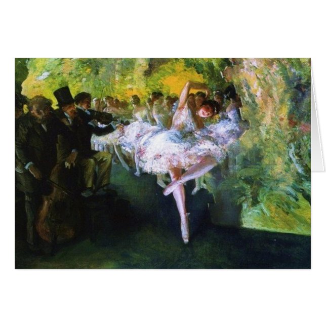 Ensayo del ballet en New York City (Anverso (Horizontal))