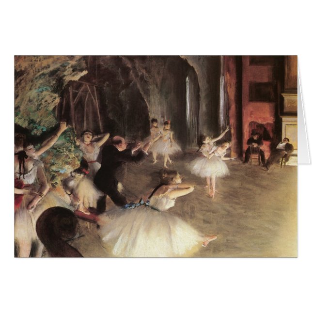 Ensayo en el escenario de Edgar Degas (Anverso (Horizontal))