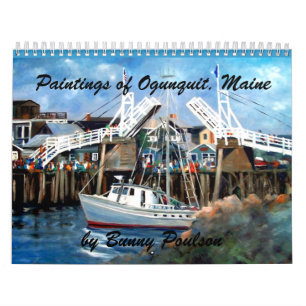Ensenada de Perkins, Ogunquit, calendario de pared