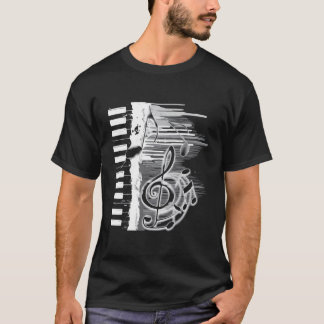 Enseñan a los jugadores pianistas de la camiseta d
