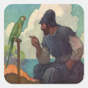 Enseñando a la encuesta a hablar Pegatina